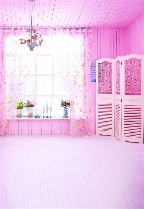 Photography Kids Bedroom Background Pink Princess Room Studio