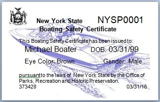 At 503‐378‐8587 and ask for the education section. Boating Education - NYS Parks, Recreation & Historic Preservation