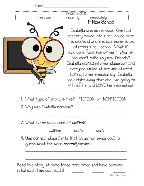 1st Grade Reading Comprehension Lessons Tes Teach