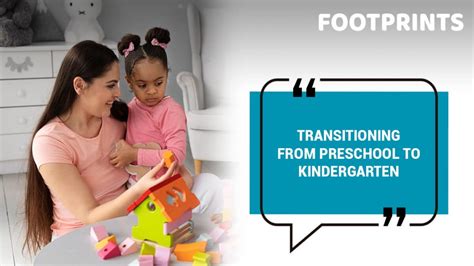 Making The Transition From Preschool To Kindergarten