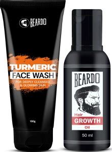 Beardo Beard Hair Growth Oil Ml And Turmeric Facewash For Men