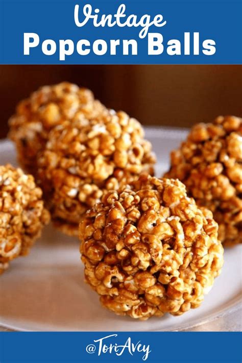 Vintage Popcorn Balls Learn To Make Candied Popcorn Balls The Old