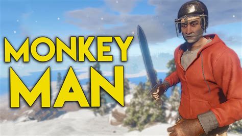 Rust Gameplay Ep 52 Monkey Man Youtube