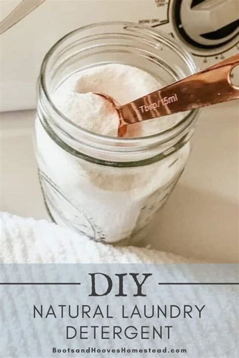 Diy Natural Laundry Detergent Without Bar Soap Boots Hooves
