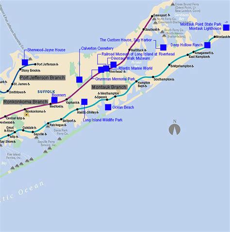 City Of New York New York Map Mta Long Island Rail Road Route Map