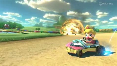Here are baby princesses' (baby peach, baby daisy and baby rosalina) animations from the mario kart 8 deluxe. Wii U - Mario Kart 8 - Badass Baby Peach - YouTube