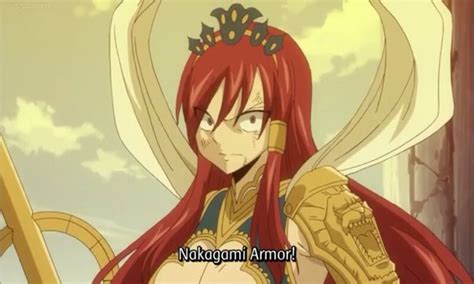 Erza Scarlet With Nakagami Armor Fairy Tail Anime Anime Fairy Tail