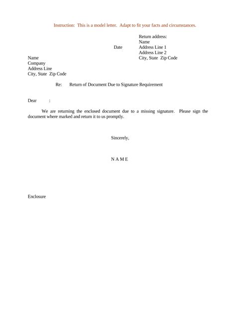 Return Document Letter Fill Out And Sign Online Dochub