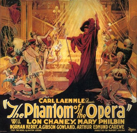 The Phantom Of The Opera 1925 Phantom Of The Opera Horror Movie