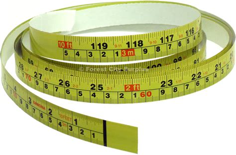 Right To Left 10 Foot Self Adhesive Tape Measures Measuring Devices