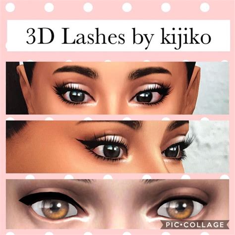 Sims 4 3d Lashes And No Ea Lashes Links Sims Sims4 Cc Mods Mod Mesh