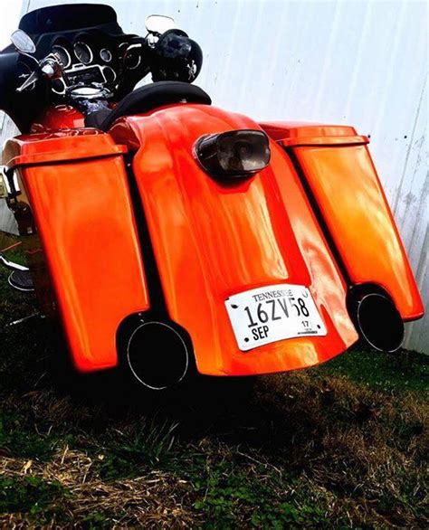 Baggers Bags Extended Stretched Saddlebags Harley Davidson Custom