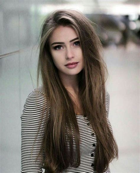 Incredibly Beautiful Brown Eyed Brunette With A Long Long Long Brown Hair