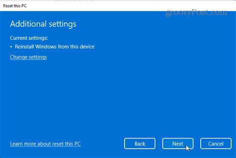 How To Reset A Windows 11 Pc To Factory Settings