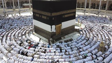 Kaaba Mecca Hajj Des Musulmans Affluent Vidéo De Stock 100 Libre