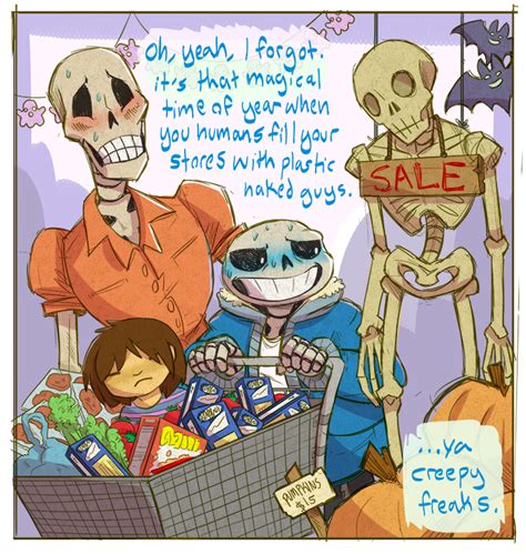 Halloween With Sans And Papyrus Undertale Know Your Meme
