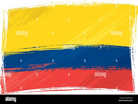 Grunge Colombia Flag Stock Photo Alamy