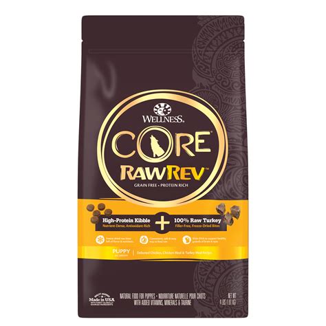 Top 20 best dry puppy foods. CORE RawRev Puppy Food Formula + 100% Raw Turkey ...