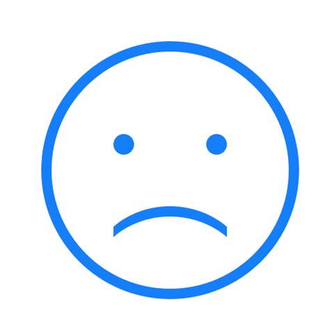 Unhappy Face Icon At Getdrawings Free Download