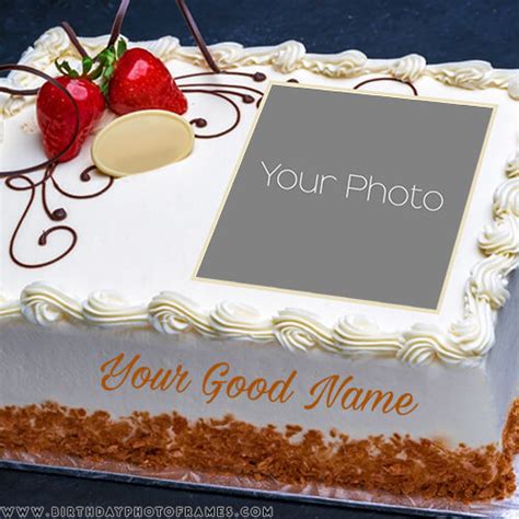 Girlfriend birthday special pink rose cake with name. Birthday cake with name and photo editor online free