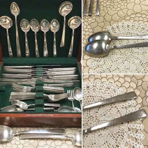 1939 Old Lace By Towle Silversmiths Sterling Silver Flatware Etsy