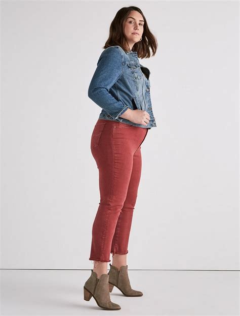 Plus Size Emma Crop Jean In La Cara Lucky Brand