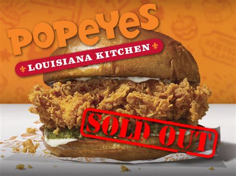 Popeyes Confirms Chicken Sandwiches Will Be Sold Out By End Of The Week