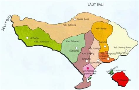 Peta Kabupaten Di Pulau Bali Sexiz Pix