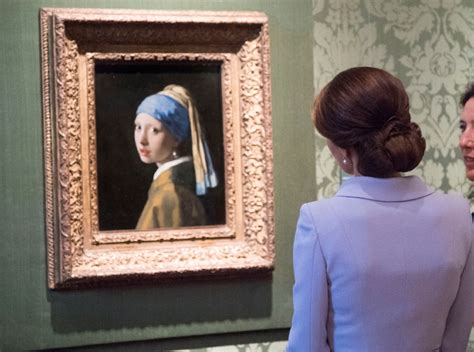 Activist Glues His Head To ‘girl With A Pearl Earring Painting In The