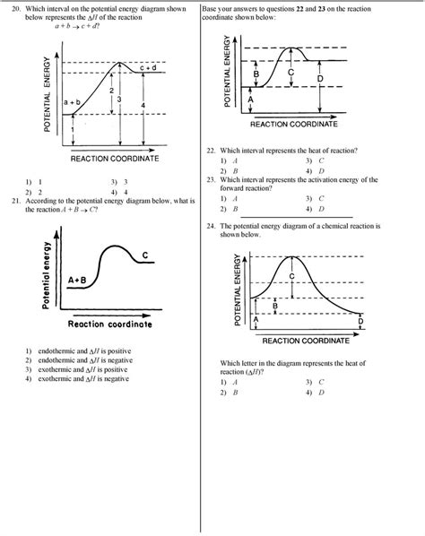 Pay for potential energy on shelves gizmo answer key and numerous books collections from fictions to scientific research in any way. Chemistry 12 Worksheet 1 2 Potential Energy Diagrams ...