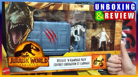 Atrociraptor Realeasen Rampage Pack Jurassic World Dominion Mattel Youtube