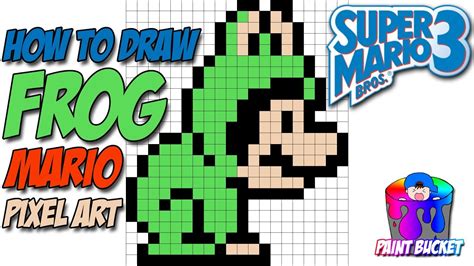 How To Draw Super Mario Bros Frog Mario Smb Pixel Art Sprites The