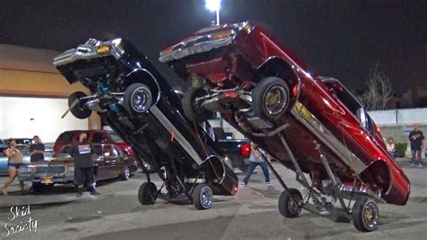 Lowrider Hop Competition Hydraulic Cars Hopping YouTube