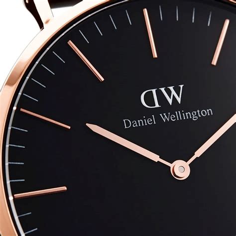 daniel wellington classic 40mm st mawes rg black watch port phillip shop
