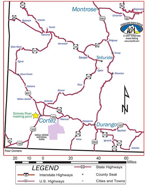 Dolores River Guide Map