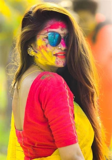 Pin By Sujit Roy On Holi Colourful Face Holi Girls Holi Pictures
