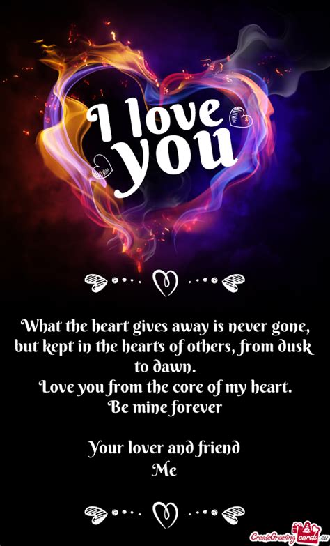 Be Mine Forever Free Cards
