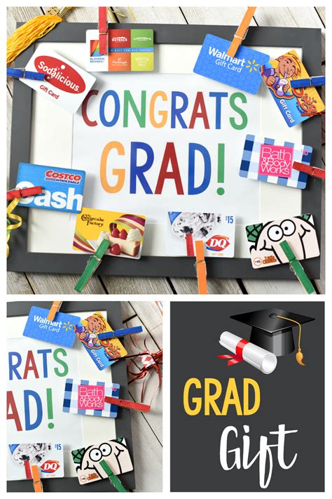 Graduation gifts for him ideas. Cute Graduation Gifts: Congrats Grad Gift Card Frame - Fun ...