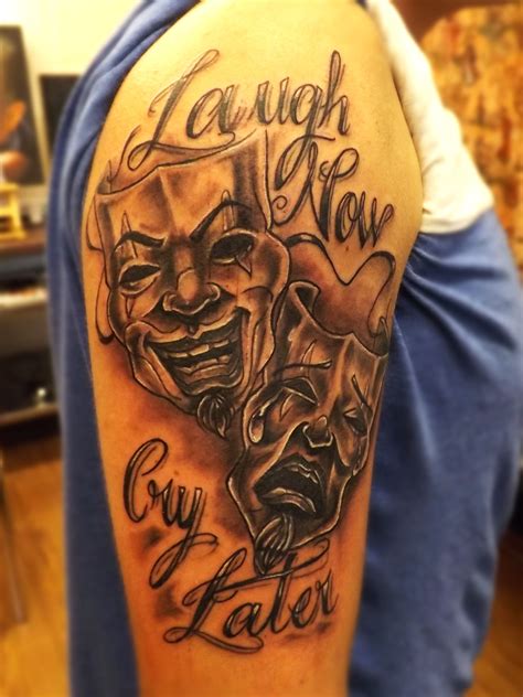 Https://techalive.net/tattoo/cry Now Laugh Later Tattoo Designs