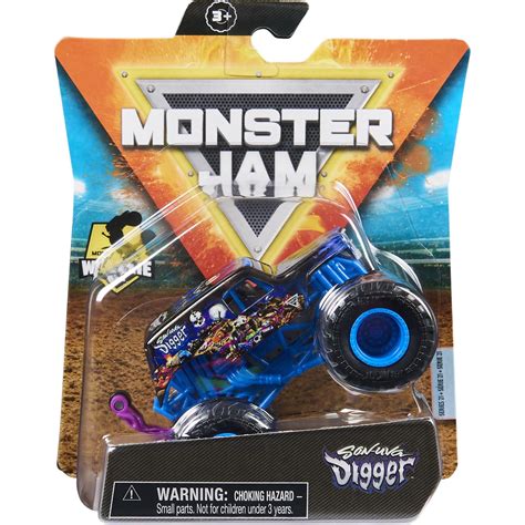 Buy Monster Jam Spin Master Diecast Truck With Wheelie Bar 2021 164