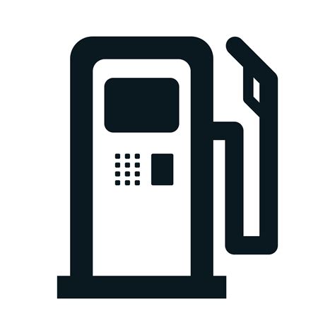 Gas Pump Or Petrol Fueling Station Icon Clip Art Vector Icon 5206044