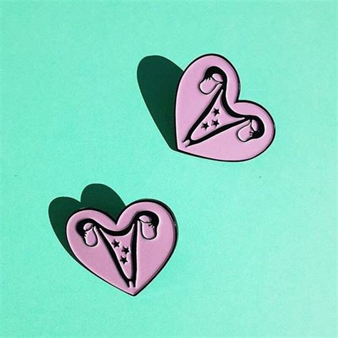 Brooches For Women Grow A Pair Feminist Pins In Pins And Badges From