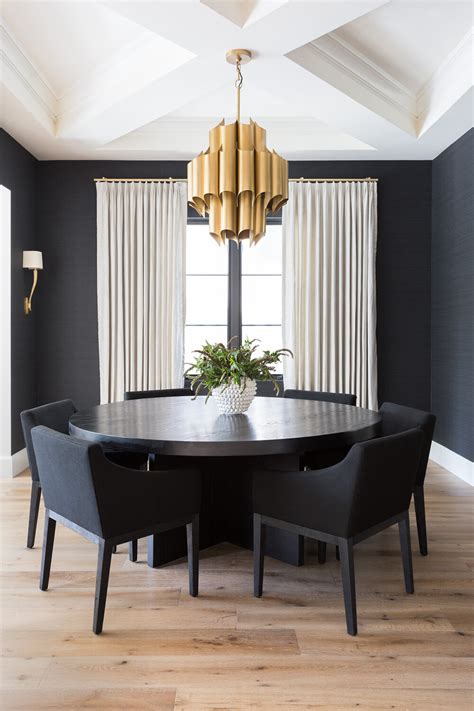 Free shipping on qualifying orders. Designer Spotlight: Jenn Feldman Designs — Cobalt + Gold | Black dining room, Home decor, Design