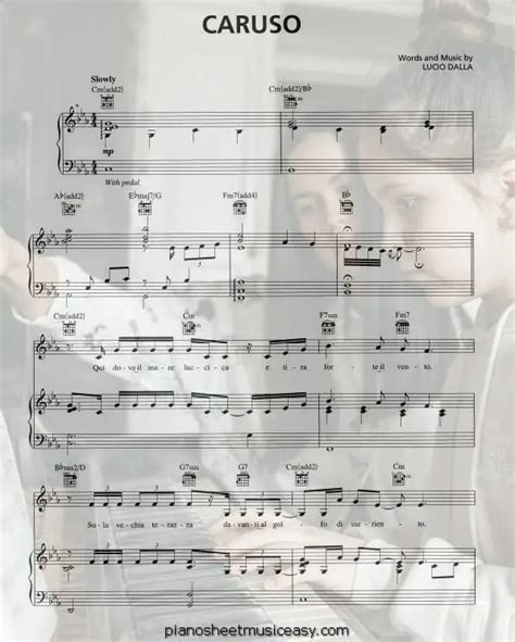 Caruso Sheet Music C Minor Scale