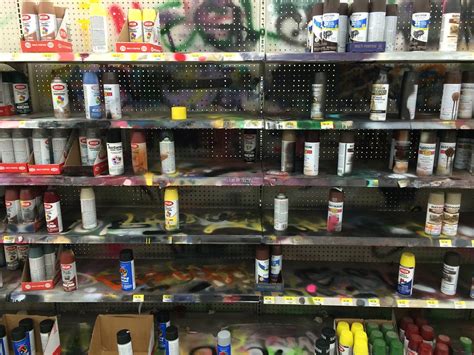 Try Before You Buy Walmart Spray Paint Aisle Glenn G Flickr