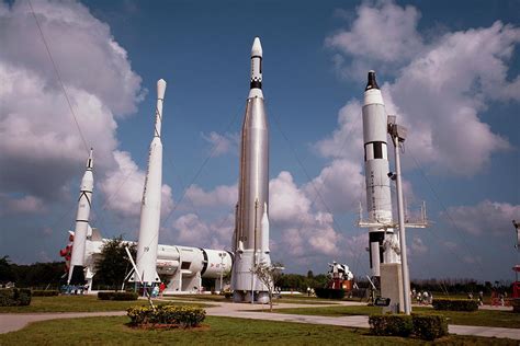 Rocket Park At Kennedy Space Center Photograph By Tony Craddockscience
