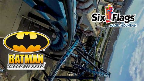 2019 Batman The Ride Roller Coaster Front Row On Ride Hd Pov Six Flags