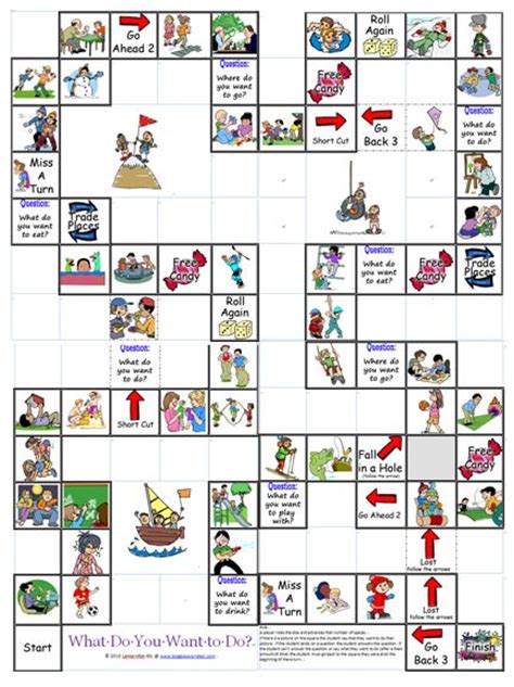 What Do You Want To Do Board Game Board Games Printable Board Games