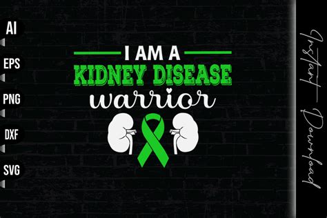 Kidney Disease Warrior Gráfico Por Vecstockdesign · Creative Fabrica