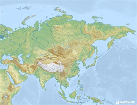 Free Physical Maps Of Asia Mapswire The Best Porn Website